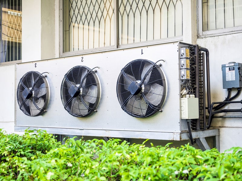 Compressor Unit of Air Conditioner Installed Outdoor — Air Conditioning Professionals in Taree, NSW